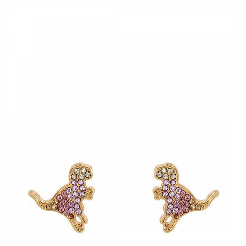 Pastel Multi Gold Pave Rexy Studs - Coach - Modalova