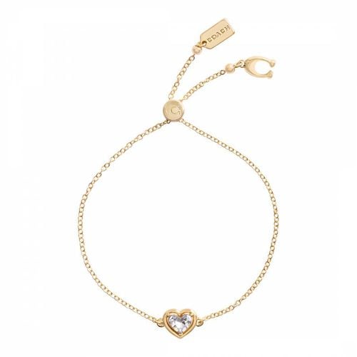 Crystal Gold Halo Heart Slider - Coach - Modalova