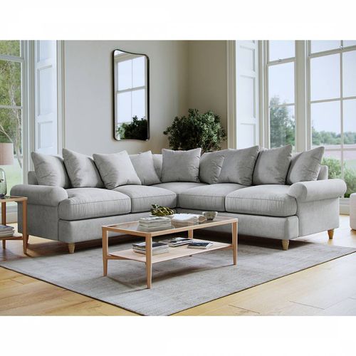 The Brentwood 2 Corner 2 Linnet Dove Grey - The Great Sofa Company - Modalova