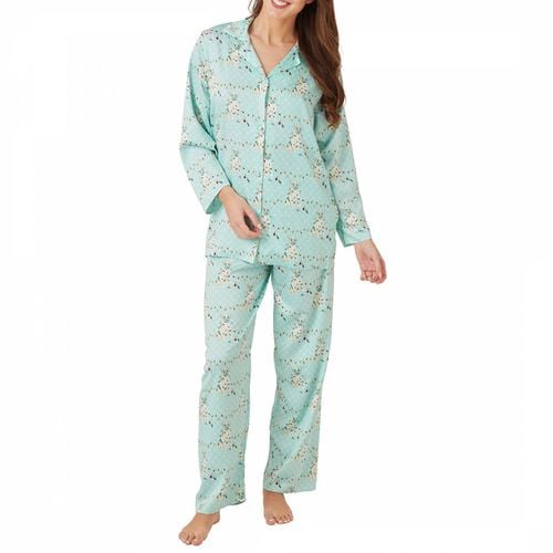 Festive Dog Festive Dog Woven Pyjamas - Indigo Sky - Modalova