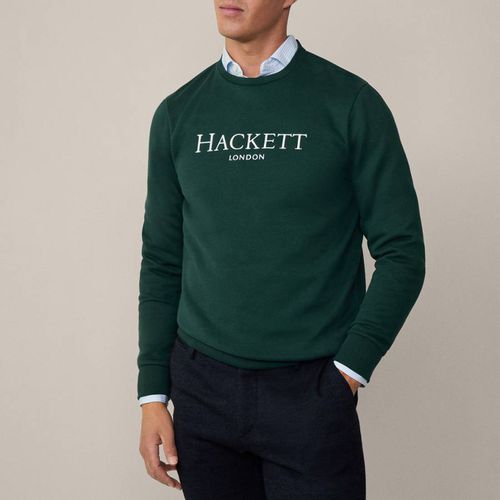 Embroidered Cotton Blend Sweatshirt - Hackett London - Modalova