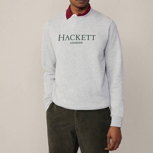 Embroidered Cotton Blend Sweatshirt - Hackett London - Modalova