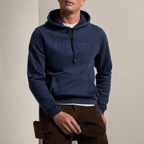 Embroidered Cotton Blend Hoodie - Hackett London - Modalova