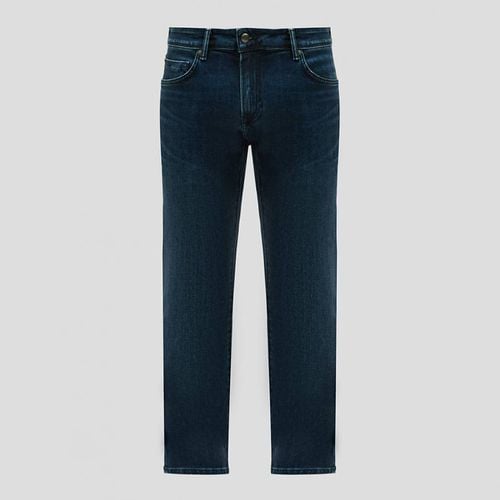 Dark Blue Slim Stretch Jeans - Hackett London - Modalova