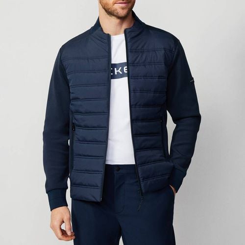 Navy Sport Cotton Blend Jacket - Hackett London - Modalova