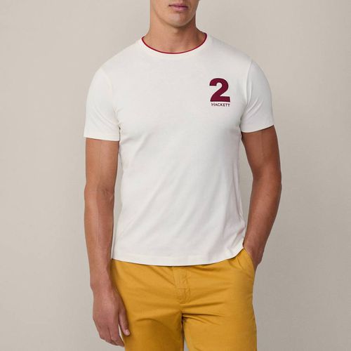 Heritage Number Cotton T-Shirt - Hackett London - Modalova