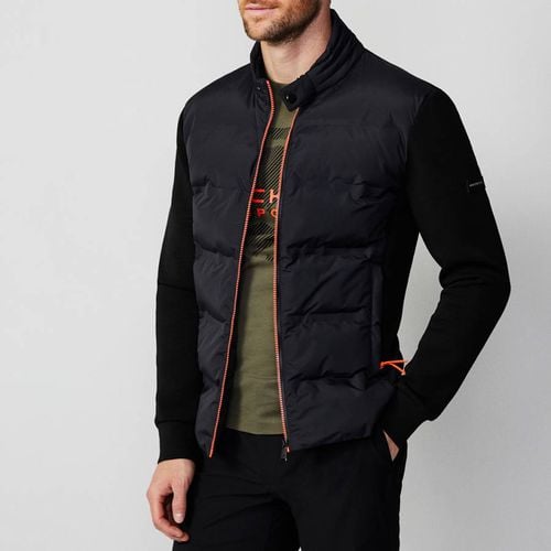 Black Hybrid Cotton Blend Jacket - Hackett London - Modalova