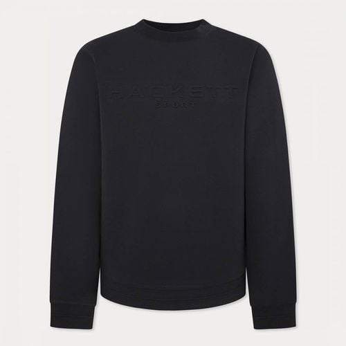 Embossed Cotton Blend Sweatshirt - Hackett London - Modalova