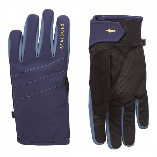 Navy Men's Waterproof Lyng Gloves - Sealskinz - Modalova