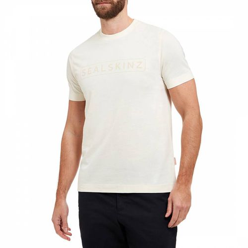 Cream Litcham Cotton Icon T-Shirt - Sealskinz - Modalova