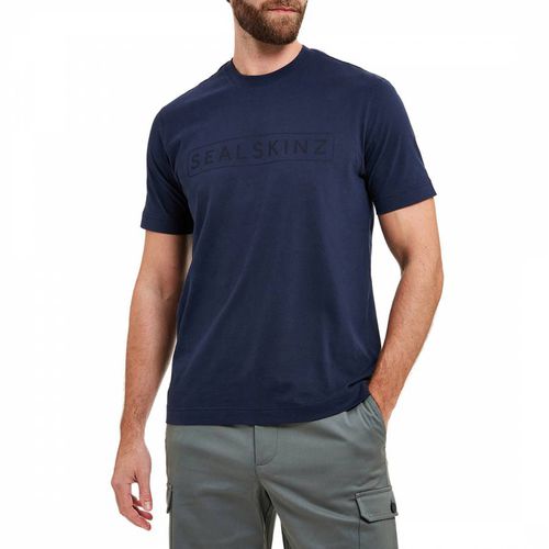 Navy Litcham Cotton Icon T-Shirt - Sealskinz - Modalova