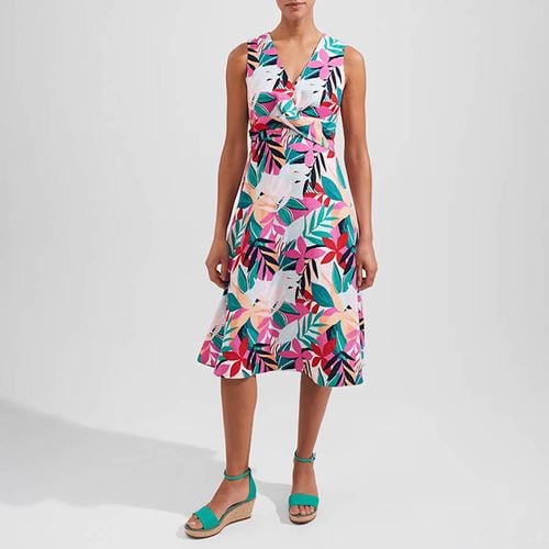 Floral Multi Mariella Linen Dress - Hobbs London - Modalova