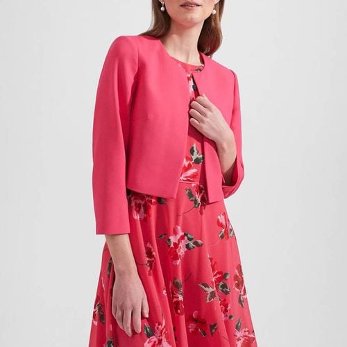 Bright Pink Elize Crop Jacket - Hobbs London - Modalova