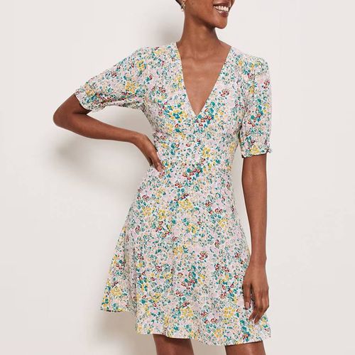 Ivory Farley Floral Mini Dress - Hobbs London - Modalova