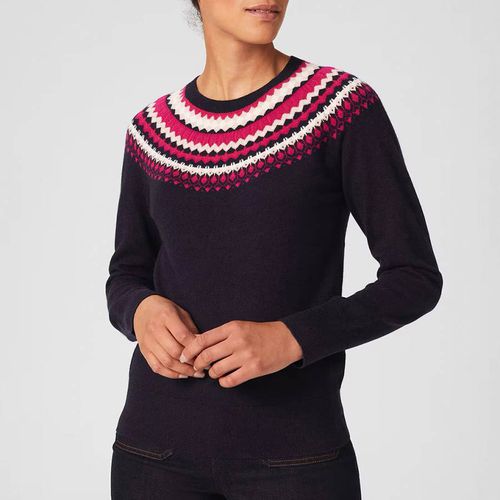 Greta Fairisle Cashmere Blend Jumper - Hobbs London - Modalova