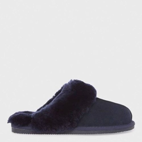 Navy Lillian Suede Slippers - Hobbs London - Modalova