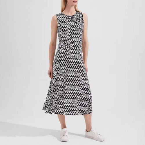 White/Navy Bayview Midi Dress - Hobbs London - Modalova