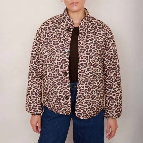 Leopard Shannon Reversible Borg Jacket - Wyse - Modalova