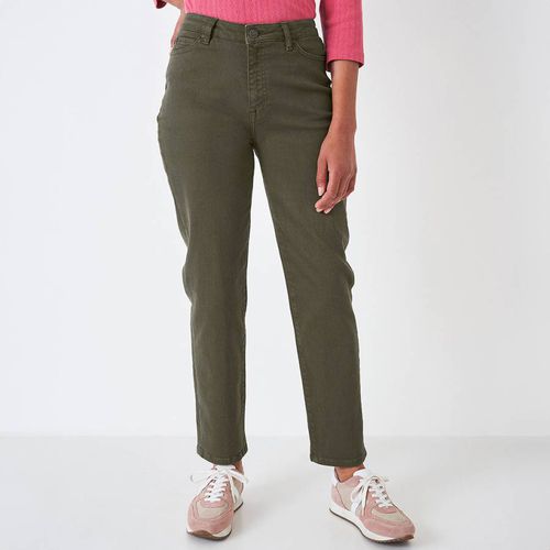 Khaki Brompton Trousers - Crew Clothing - Modalova