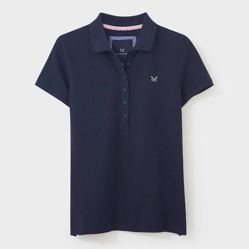 Navy Classic Cotton Polo - Crew Clothing - Modalova