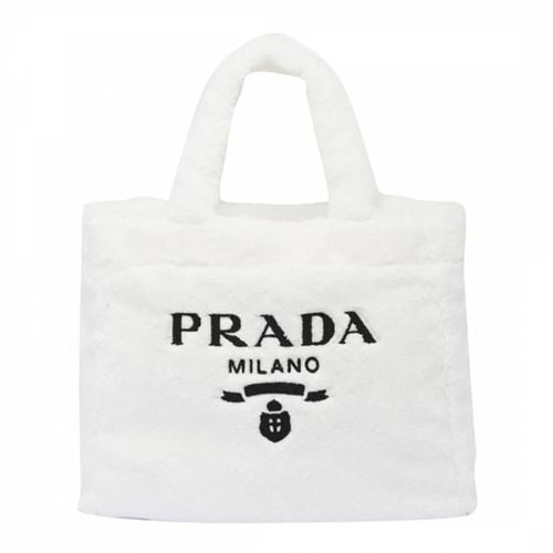 White Sherling Tote - Prada - Modalova