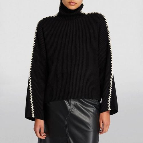 Black Ingrid Rib Tneck - Rag & Bone - Modalova