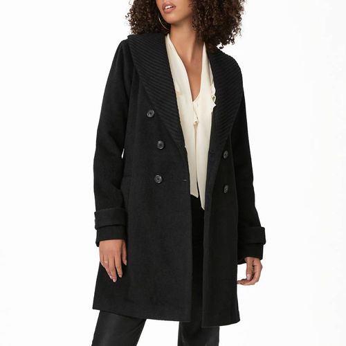 Black Wool Blend Dianna Coat - Paige - Modalova