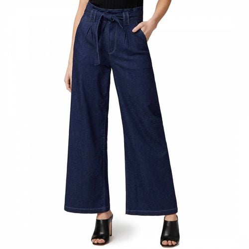 Navy Harper Wide Leg Jean - Paige - Modalova