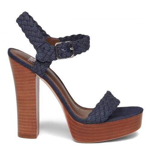 Blue Charlotte Platform Sandal - Paige - Modalova