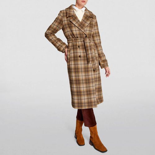 Brown Wool Blend Dublyn Coat - Paige - Modalova