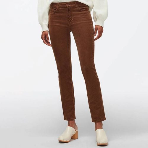 Mocha Roxanne Cord Slim Stretch Jeans - 7 For All Mankind - Modalova