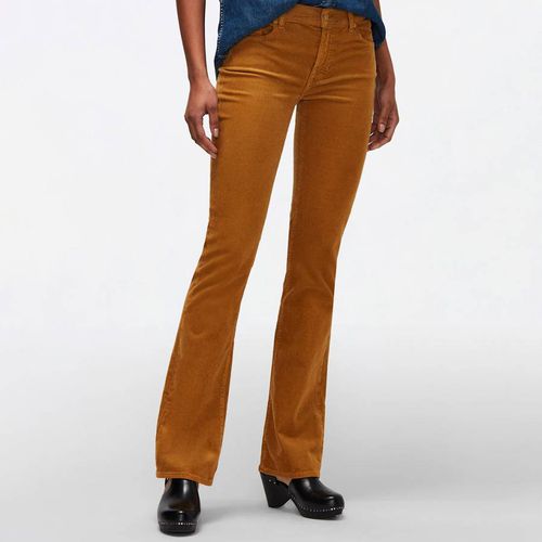 Rust Bootcut Cord Stretch Jeans - 7 For All Mankind - Modalova