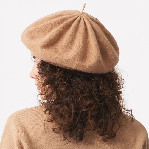 Camel Macey Beret - Laycuna London - Modalova