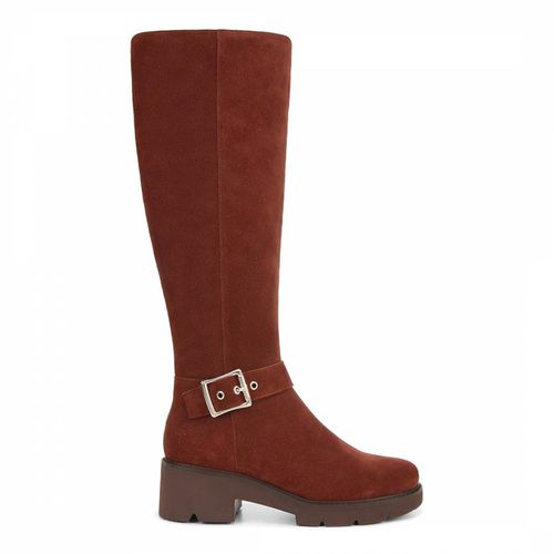 Brown Suede Darry Long Boot - Naturalizer - Modalova