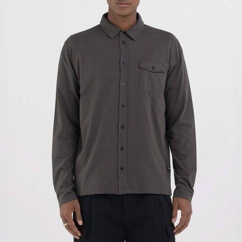 Khaki Cotton Jersey Shirt - Replay - Modalova