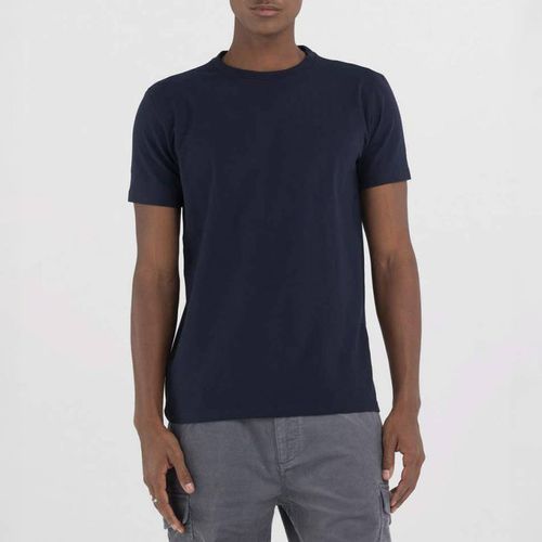 Navy Stretch Jersey T-Shirt - Replay - Modalova