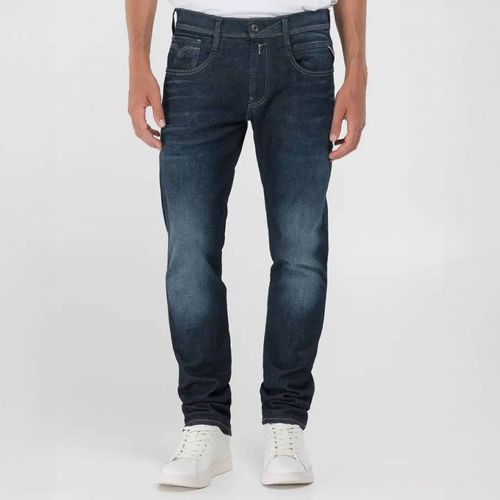 Indigo Anbass Slim Hyperflex Stretch Jeans - Replay - Modalova