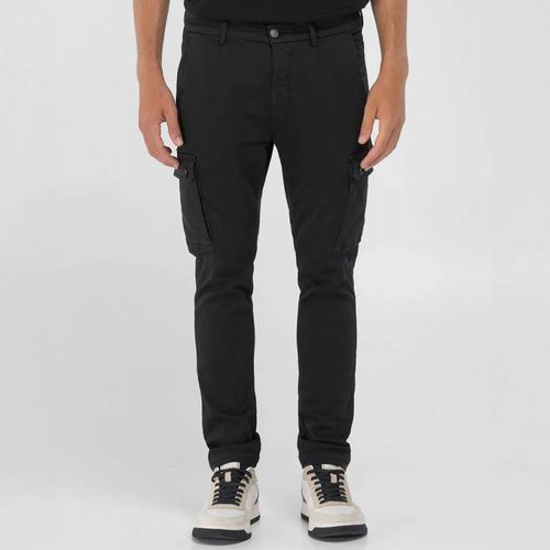 Black Jaan Slim Hyperflex Cargos - Replay - Modalova