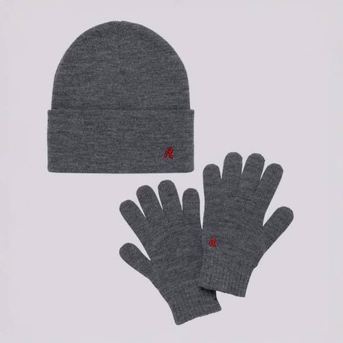 Dark Grey Hat and Glove Set - Replay - Modalova