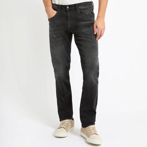 Grover Straight Hyperflex Jeans - Replay - Modalova