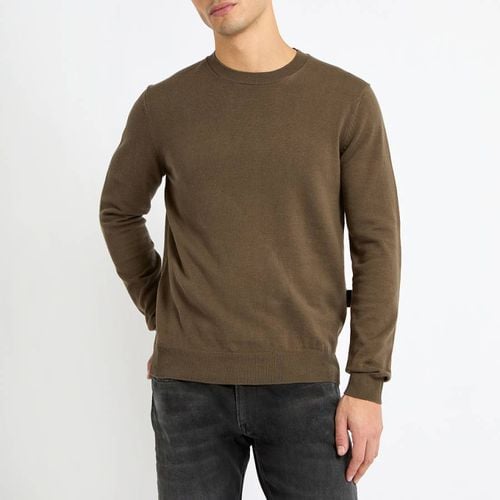 Green Crew Neck Cotton Jumper - Replay - Modalova