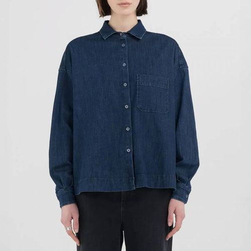 Dark Denim Comfort Fit Shirt - Replay - Modalova