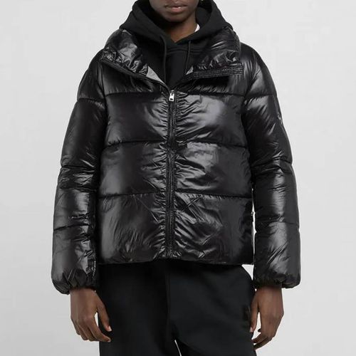 Black Quilted Zipped Jacket - Replay - Modalova