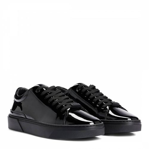 Shine Lace Up Leather Trainers - BOSS - Modalova