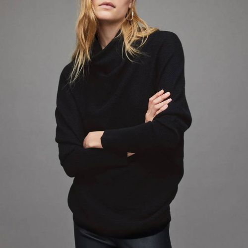 Black Ridley Cashmere Blend Jumper - AllSaints - Modalova