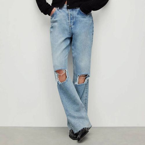 Wendel Distressed Wide Leg Stretch Jeans - AllSaints - Modalova