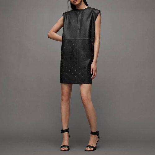 Mika Pinstud Leather Mini Dress - AllSaints - Modalova