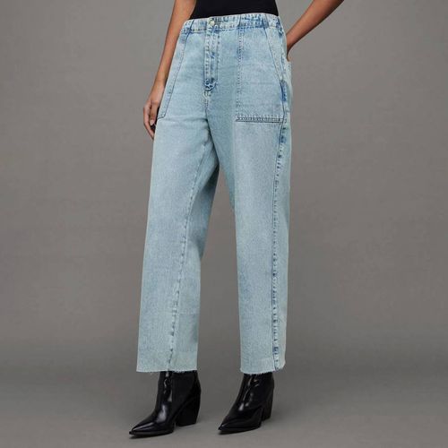 Light Blue Freya Straight Jeans - AllSaints - Modalova