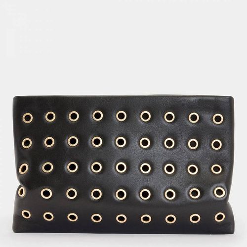 Bettina Eyelet Leather Clutch Bag - AllSaints - Modalova