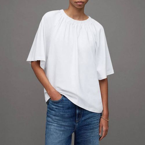 White Taylor Relaxed Cotton Top - AllSaints - Modalova